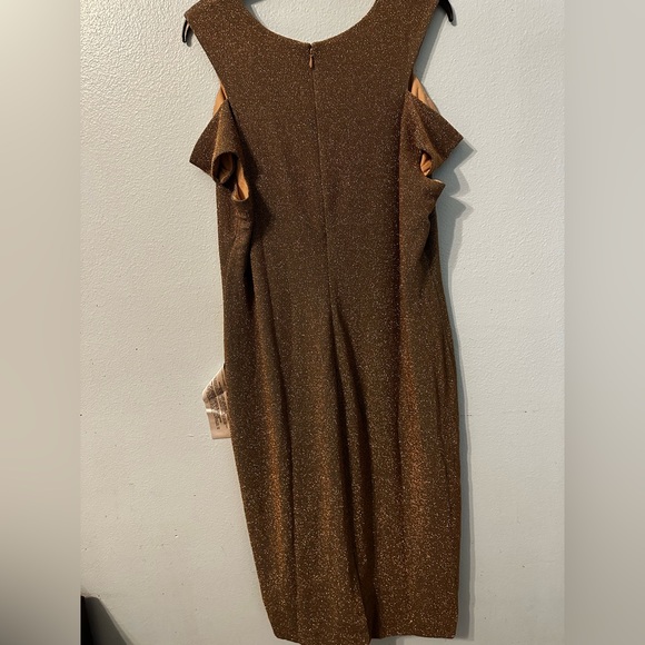 NWT - Dress the Population Women's Bryce Stretch Knit Bodycon Midi Dress - Picture 7 of 9